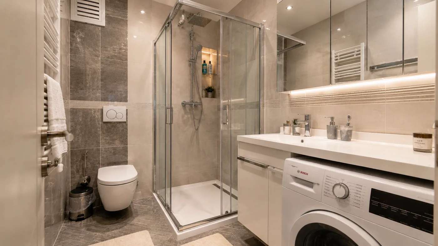 Banyo tadilatı konsept görseli — dönüşüm sonrası